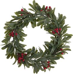 H&S KRANS BESSEN 35CM ROOD