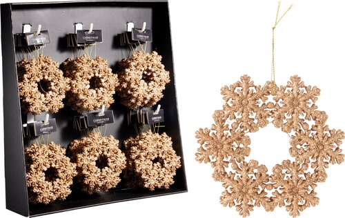 H&S KRANS HANGDECO GOUD 12CM - afbeelding 1