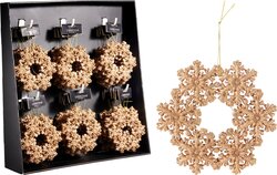 H&S KRANS HANGDECO GOUD 12CM - afbeelding 1