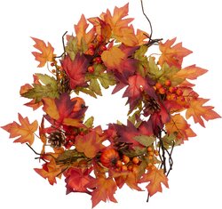 H&S KRANS HERFST D55CM 2ASS D - afbeelding 2