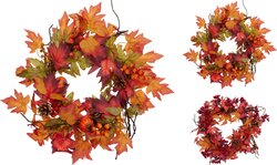 H&S KRANS HERFST D55CM 2ASS D - afbeelding 1