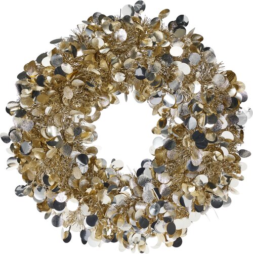 H&S KRANS TINSEL 46CM CHAMPAGNE