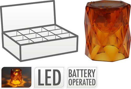 H&S Lamp Mini 6Cm Amber