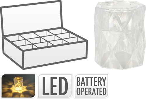 H&S Lamp Mini 6Cm Transparent