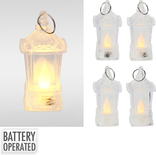 H&S LANTAARN 95MM MET LED - afbeelding 1