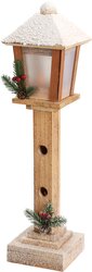 H&S LANTAARNPAAL EN LED 52CM BRUIN - afbeelding 2