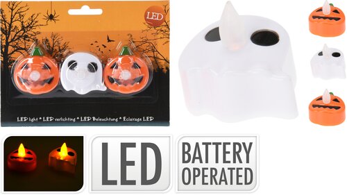 H&S Led Licht Halloween Set Van 3,