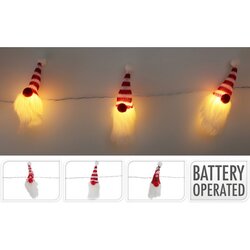 H&S Led Slinger Santa 10Led 3Ass