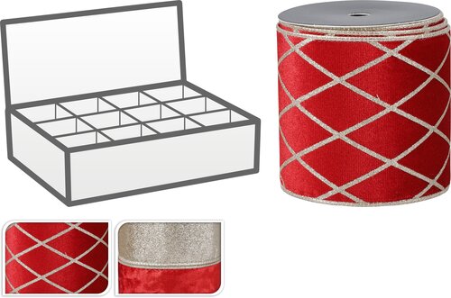 H&S LINT 10X457CM 2ASS ROOD - afbeelding 1