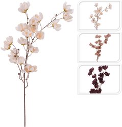 H&S Magnolia Bloem Tak 96Cm 3Ass
