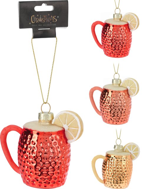 H&S Moscowmule Beker Hangdeco 3Ass