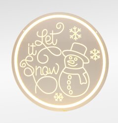 H&S NEON KERST WANDDECORATIE 2ASS - afbeelding 4