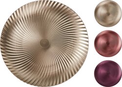 H&S ONDERBORD RIBBED 33CM 3ASS KL - afbeelding 1