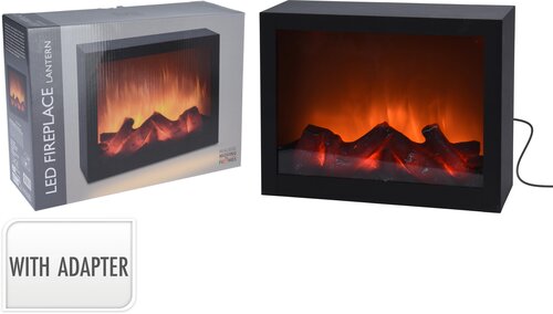 H&S OPENHAARD LED 29X23CM - afbeelding 1