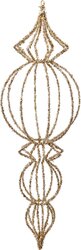 H&S ORNAMENT MET LED EN GLITTER 80 - afbeelding 2