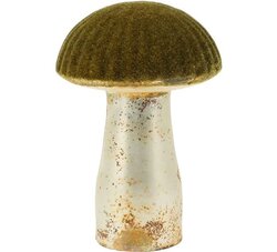 H&S Paddenstoel 9Cm Glas L. Groen
