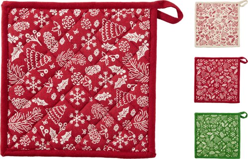 H&S PANNENLAP 3ASS KERST DESIGN - afbeelding 1