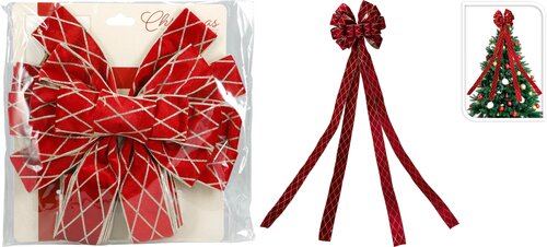 H&S PIEK STRIK 130X33CM ROOD RUIT - afbeelding 1