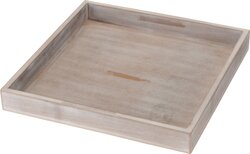 H&S Plateau 25X25Cm Antiek Grijs