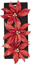H&S POINSETTIA BLOEM 15CM ROOD 2AS - afbeelding 2