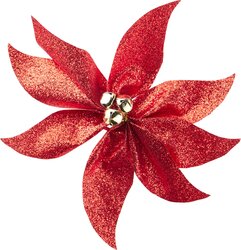 H&S POINSETTIA BLOEM 15CM ROOD 2AS - afbeelding 3