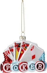 H&S POKER SPEL HANG 10X2X8CM 2ASS - afbeelding 2