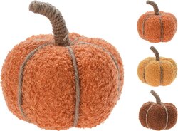 H&S POMPOEN DECO 13CM 3ASS KLEUR - afbeelding 1