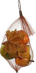 H&S POMPOEN DECO NETJE 15X20CM 2AS - afbeelding 3