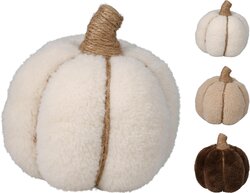 H&S POMPOEN TEDDY 19CM 3ASS K - afbeelding 1