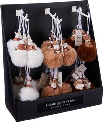 H&S POMPOM HANGDECO 10CM 6ASS D - afbeelding 2