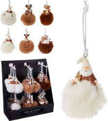 H&S POMPOM HANGDECO 10CM 6ASS D - afbeelding 1