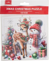 H&S PUZZEL KERST 15X15CM 4ASS - afbeelding 3