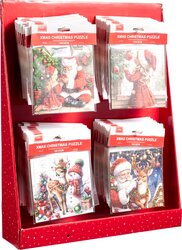 H&S PUZZEL KERST 15X15CM 4ASS - afbeelding 2