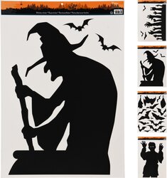 H&S Raamsticker Halloween 60X42Cm