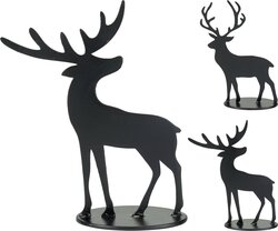 H&S RENDIER 15CM ZWART 2ASS - afbeelding 1