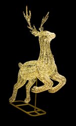H&S RENDIER 337CM M LED GOUD - afbeelding 2