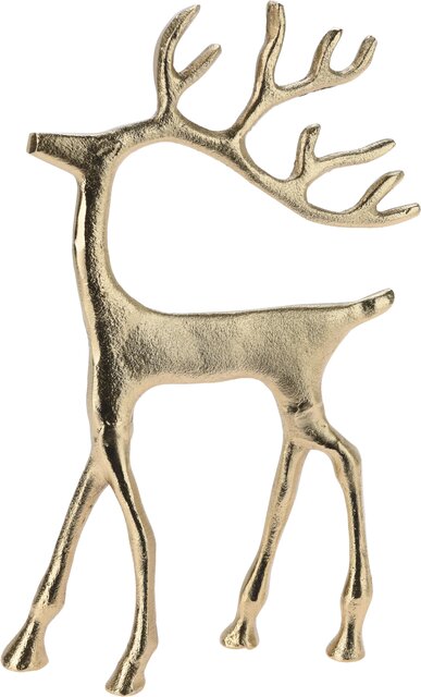 H&S RENDIER GOUD 20X31CM