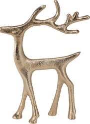 H&S RENDIER GOUD 2ASS 15X16CM - afbeelding 3