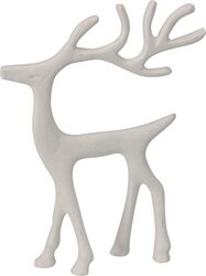 H&S RENDIER WIT 2ASS 15X16CM - afbeelding 3
