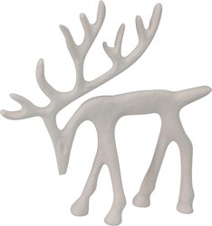 H&S RENDIER WIT 2ASS 15X16CM - afbeelding 2