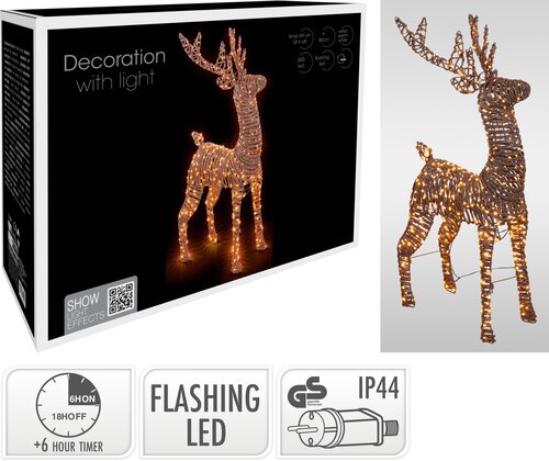H&S RENDIER WW LED 80CM - afbeelding 1