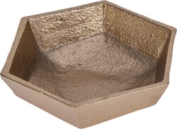 H&S SCHAAL GOUD 10X4CM 3ASS DESIGN - afbeelding 4