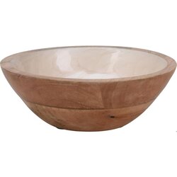 H&S Schaal Mangohout 20Cm Naturel