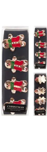H&S Servetring Set4 2Ass Koekjes D