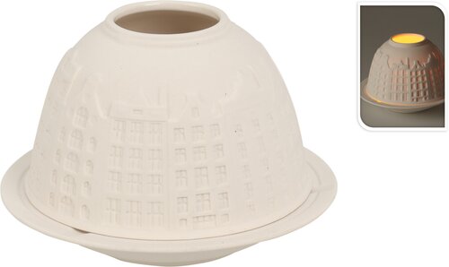 H&S Sfeerlicht Bol Op Schoteltje W