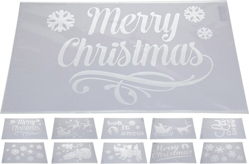 H&S Sjabloon Kerstdessin 10Ass