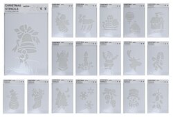 H&S Sjabloon Kerstdessin 18Ass