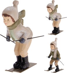 H&S SKIEER KIND 8X5X14CM 2ASS - afbeelding 1