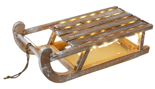 H&S Slee Met Led 50Cm White Wash