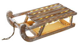 H&S Slee Met Led 50Cm White Wash